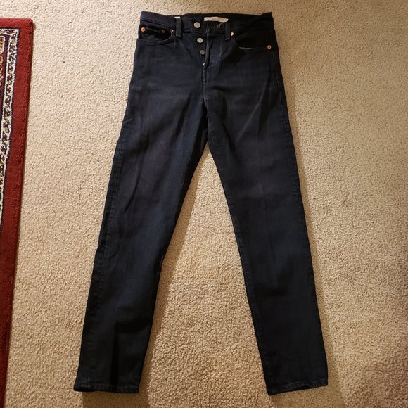 Levi's high rise premium wedgie jeans original style - Picture 1 of 3